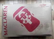 Maclaren Baby Rocker Bouncer Seat Chair Hood Toy Bar Used Original Box Complete