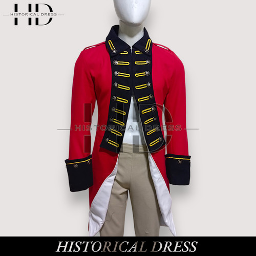 18th century british - century, red