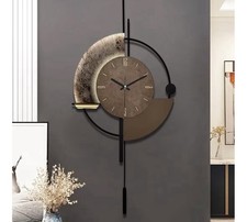 Wall Clock Decorative Wall Clocks with Pendulum Silent Quality Quartz Wall Clock