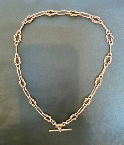 Sterling silver necklace fancy - silver,