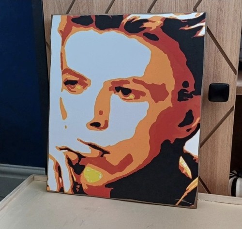David bowie pop art wooden - david,