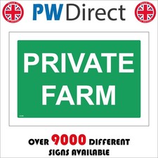 SIGN Private Farm Agriculture