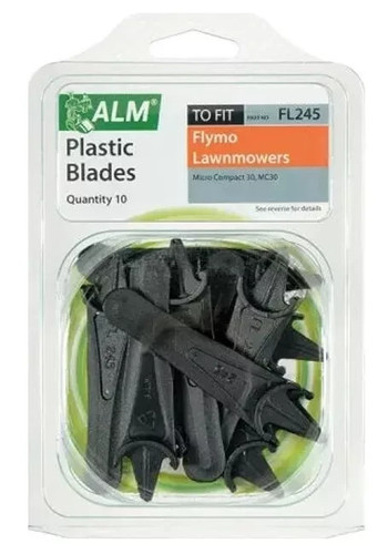 Plastic lawnmower blades flymo - blades,