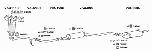 Euroflo exhaust system for - system,