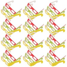  36 Pcs Light Show Diffraction Glasses Christmas Party Sunglasses