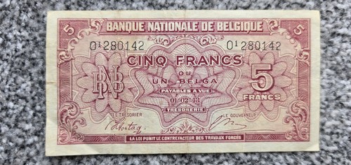 Bank national belgium five - of,