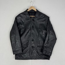 Heeli Black Leather Coat