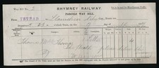 Original Railway Paperwork
