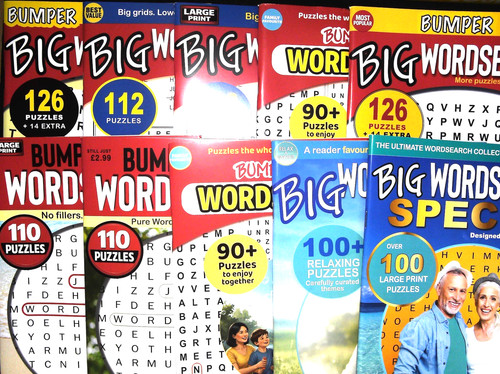 Wordsearch puzzle books - puzzle,