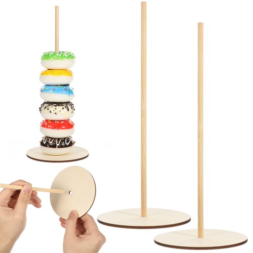 Pcs doughnut stand donut - 3,
