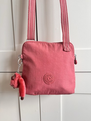 Kipling pink crossbody bag - crossbody,