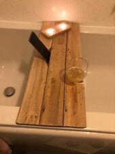 BATH BUDDY - Pallet Wood Handcrafted Bath Caddy made to order 