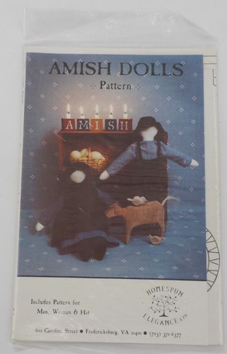 Amish dolls pattern man - amish,