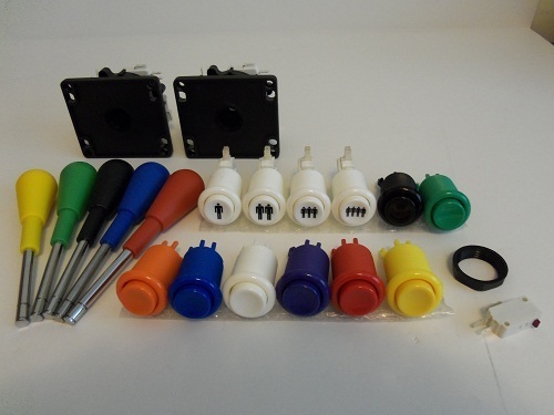Joysticks and buttons - and, 14