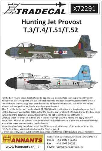 Xtradecal x72291 bac jet - xtradecal, 1:72