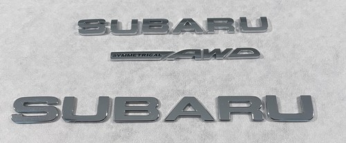 Subaru rear letter badges - subaru,