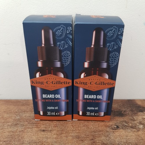 King gillette beard oil - x2,