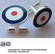 UK Fred Perry Mods Cufflinks
