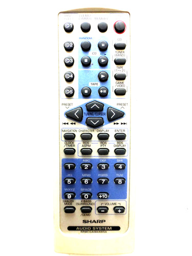 Sharp hifi remote control - cd,