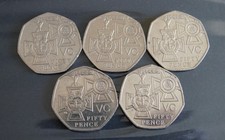 2006 rare 50p coin vc - 2006,