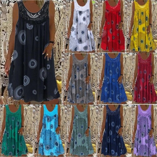 Women boho printed summer - women,