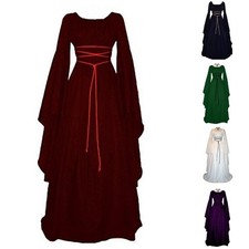 Retro Gothic Costume Dress for
