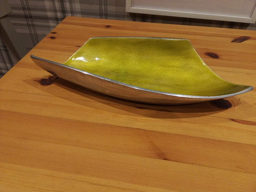 Large lime green - large, enamel