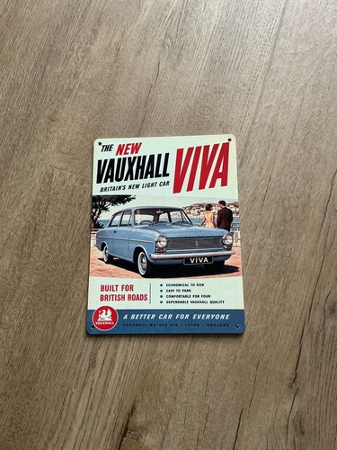 Vauxhall viva metal wall - viva,