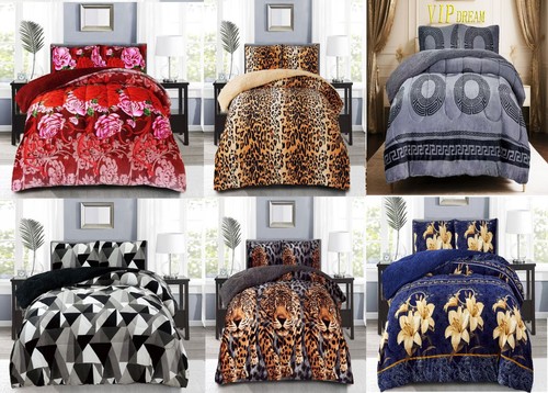 Printed borrego pcs blanket - 3,