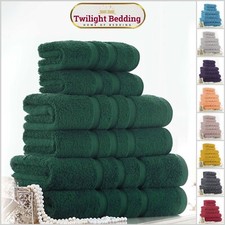 Hotel Quality Towel 100% Combed Cotton Large Fluffy Stripe Hand Bath Towel Sheet