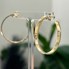 Cartier Love Hoop Earrings