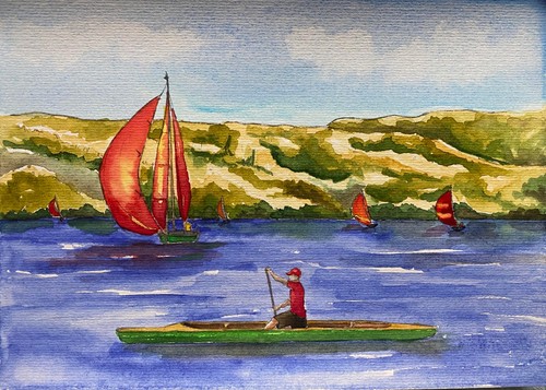 Original watercolour painting - original,