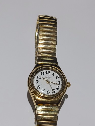 Swatch irony gold tone ladies - swatch,