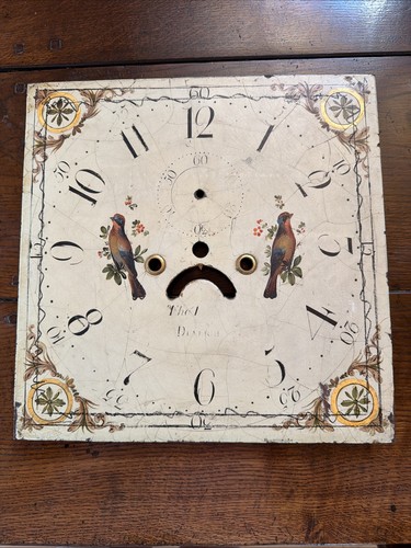Antique grandfather clock - clock, face