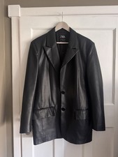 Zara Leather Look Jacket