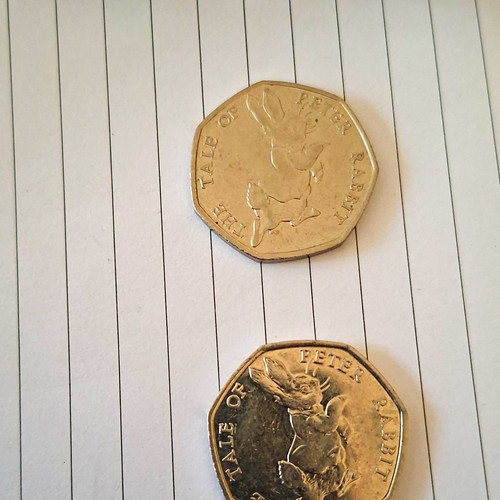 2017 50p the tale peter - 50p, of
