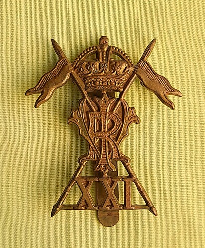 Brass 21st lancers cap - kc,