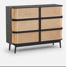 Laora Cane Chest of 6 Drawers By La Redoute RRP £820