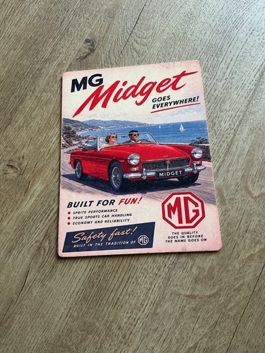 Midget metal wall sign - midget,