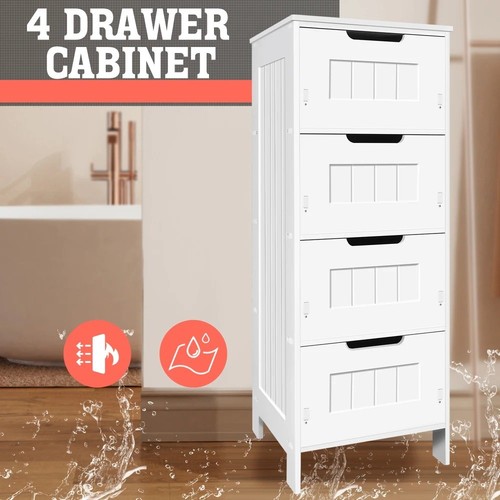 Bathroom drawers white 4 - |,
