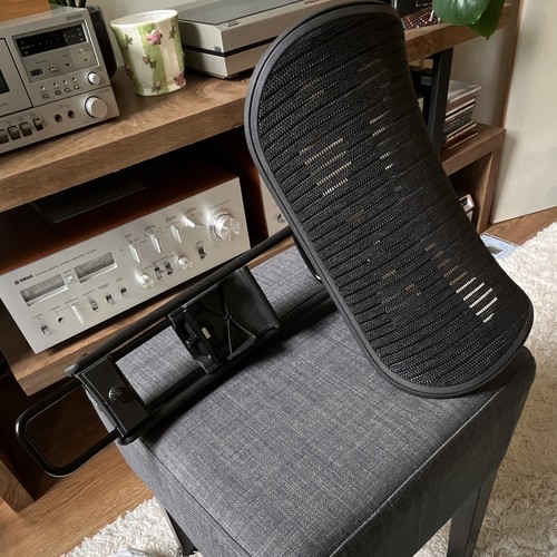 Atlas headrest black mesh - black,