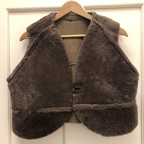 100 real sheepskin gilet - sheepskin,
