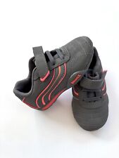 Lonsdale Boys Grey And Orange Slip On Trainers Size 5 Infant Baby