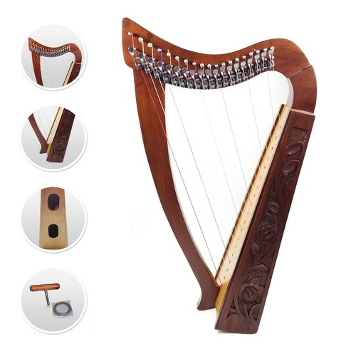 Strings rosewood harp - rosewood, with