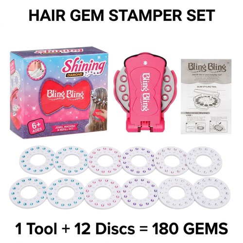 Bling hair gem - bling, machine