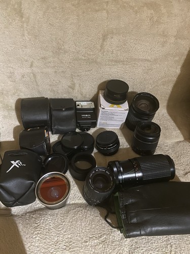 Untested bundle camera lens - bundle,