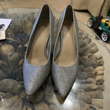 LADIES NEW LOOK SPARKLY SILVER