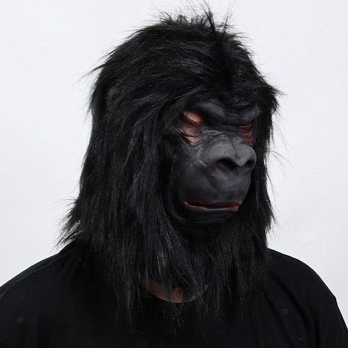 Gorillas head mask - gorillas,