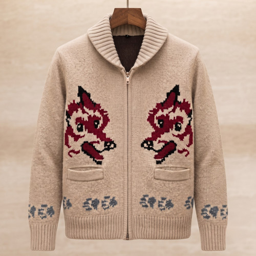 Ryan wool knit fox - wool,