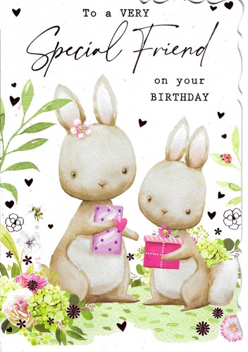 Special friend female - special, happy